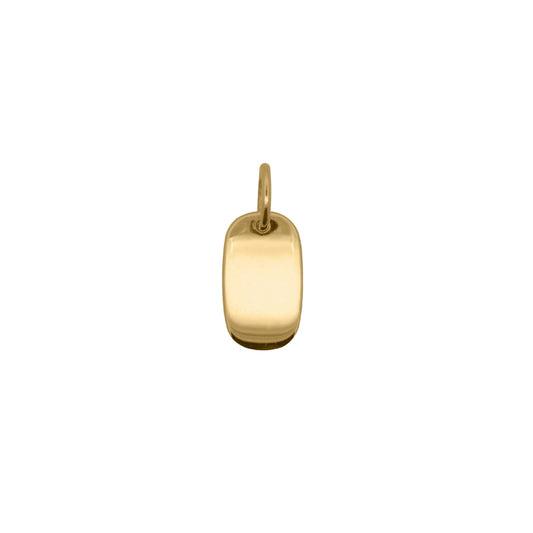 Ciondolo Rue Des Mille Charm Bar Medaglia Edge in lega RDM MISURA UNICA
