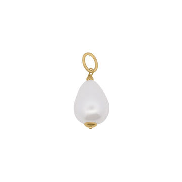 Charm Bar Rue Des Mille in lega RDM con perla grande MISURA UNICA