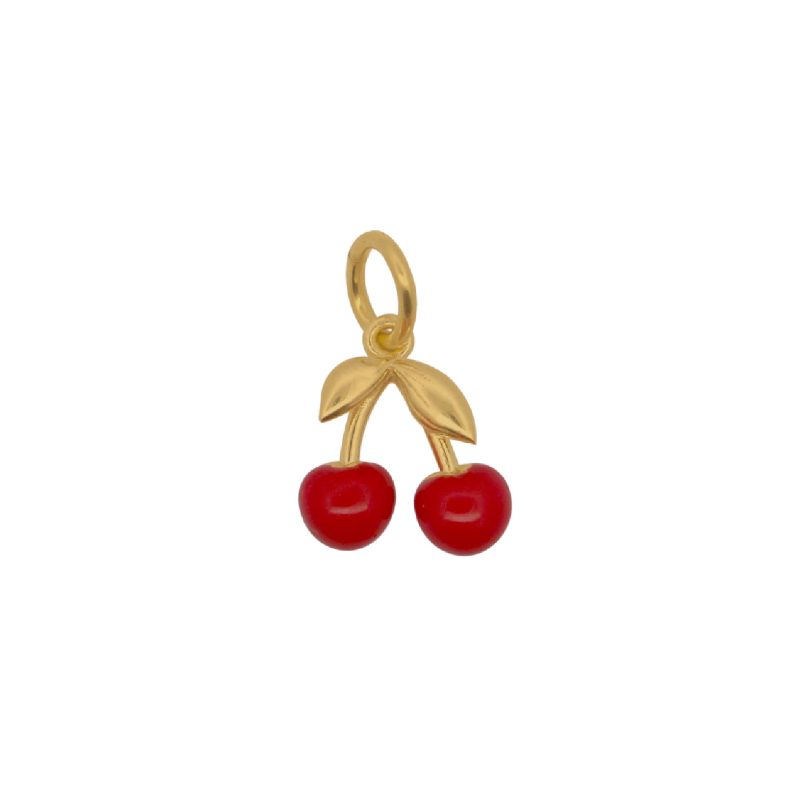 Charm Bar Rue Des Mille in lega RDM ciliegie smalto rosso MISURA UNICA