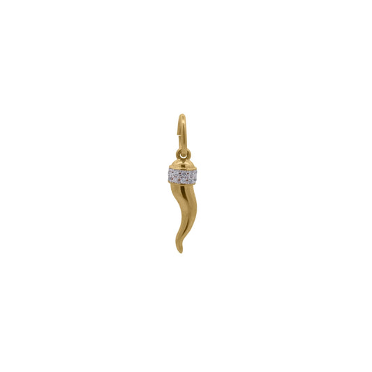Charm Rue Des Mille Charm Bar in lega RDM e zirconi cornetto MISURA UNICA