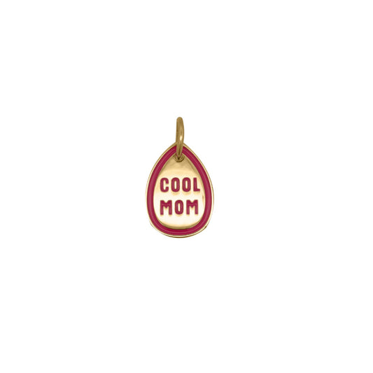 Charm Bar Rue Des Mille in lega RDM con medaglia cool mom MISURA UNICA
