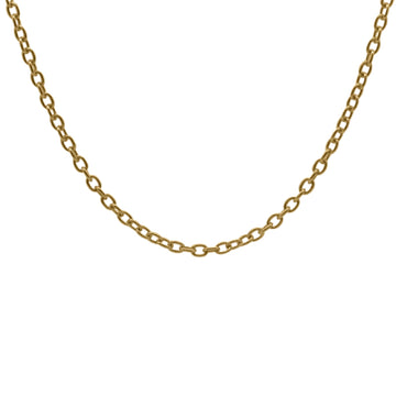 Collana girocollo Rue Des Mille in argento dorato catena flow MISURA UNICA