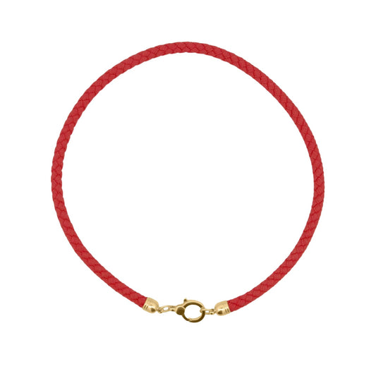 Collana girocollo Rue Des Mille Charm Bar in tessuto rosso MISURA UNICA