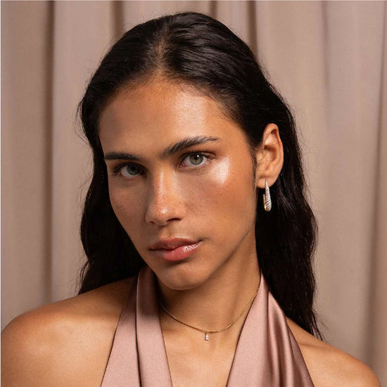 Collana pendente Rue Des Mille in argento 925 oro con zircone R.GRZ026M3AU