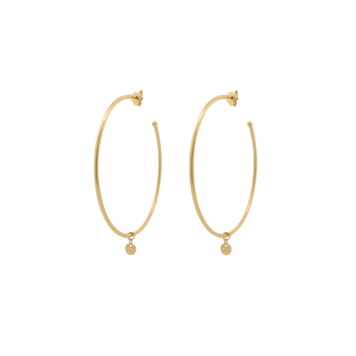 Orecchini cerchi argento Rue Des Mille donna