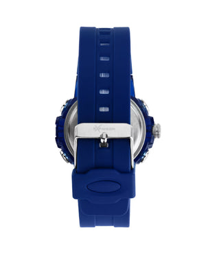 Orologio analogico e digitale da uomo Sector EX 46 con cassa di 43 mm e cinturino in materiale sintetico di colore blu R3251242506