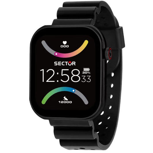 Orologio smartwatch unisex Sector S 03 plastica nera cassa 49x41,33mm R3251295001-1