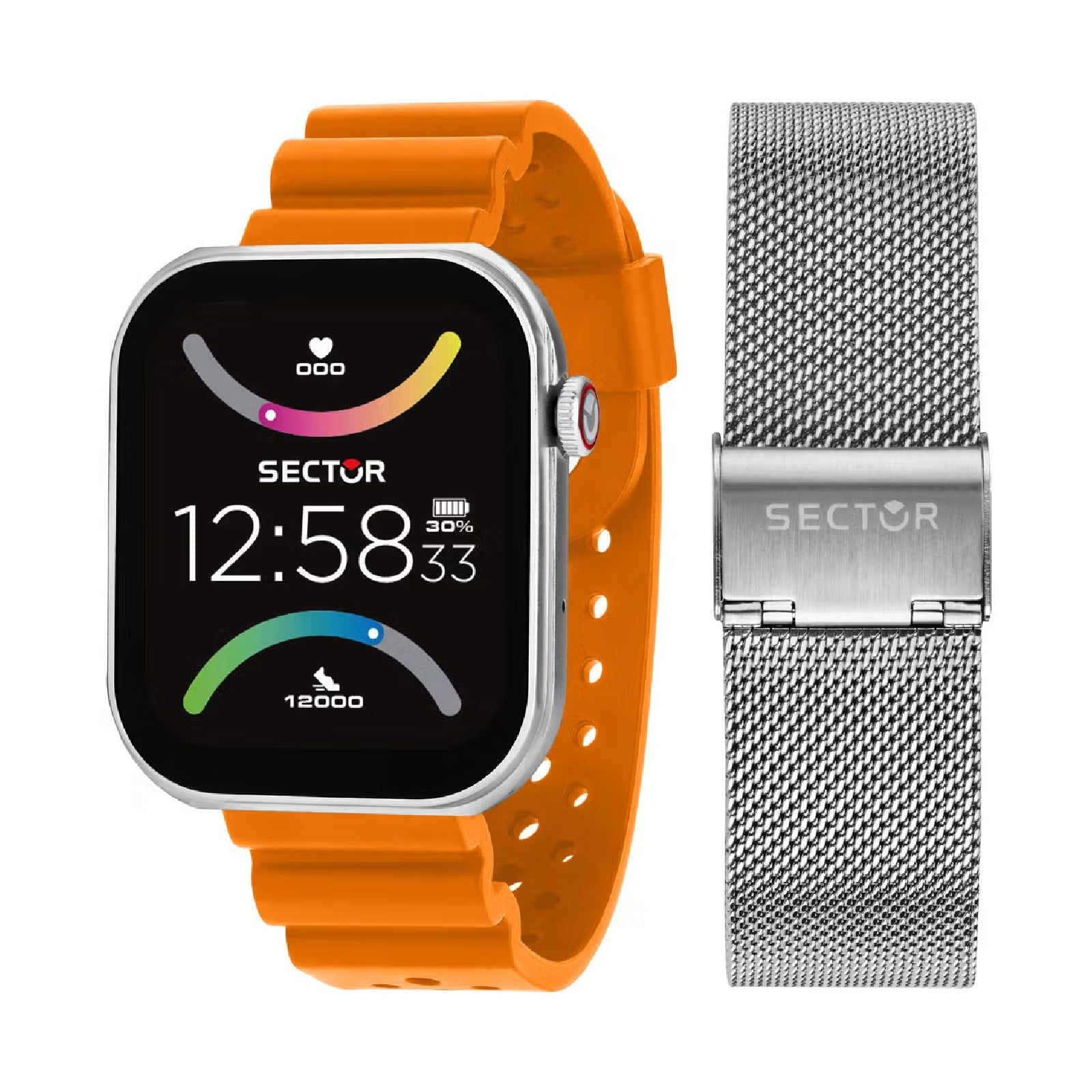 Orologio smartwatch unisex Sector S 03 plastica arancione cassa 49x41,33mm R3251295003-1