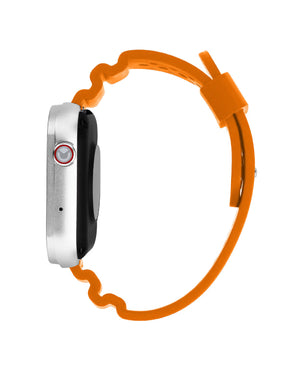 Orologio smartwatch unisex Sector S 03 con cassa 49,00 x 41,33 mm e cinturino in plastica arancione con chiamata in altoparlante R3251295003