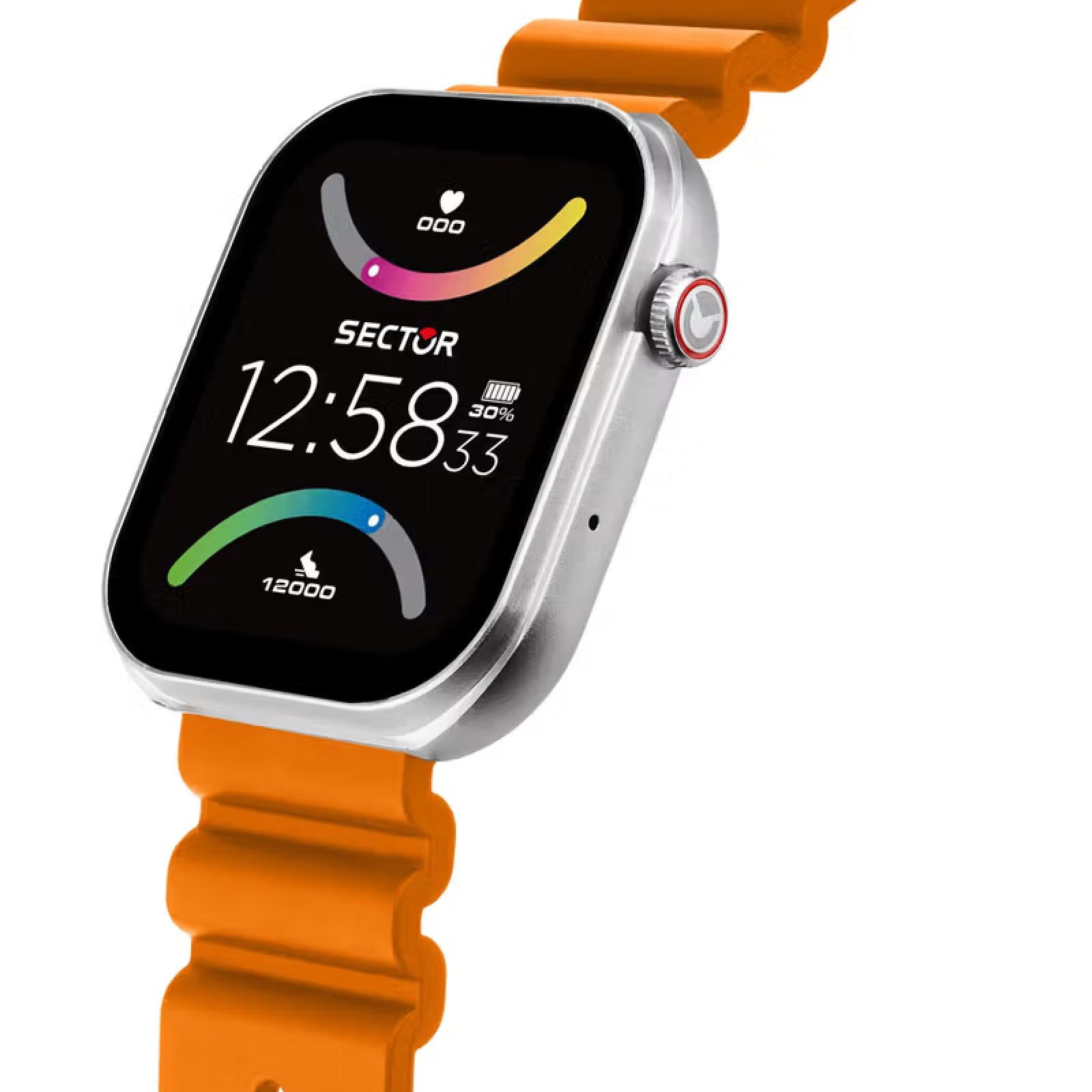 Orologio smartwatch unisex Sector S 03 plastica arancione cassa 49x41,33mm R3251295003-5