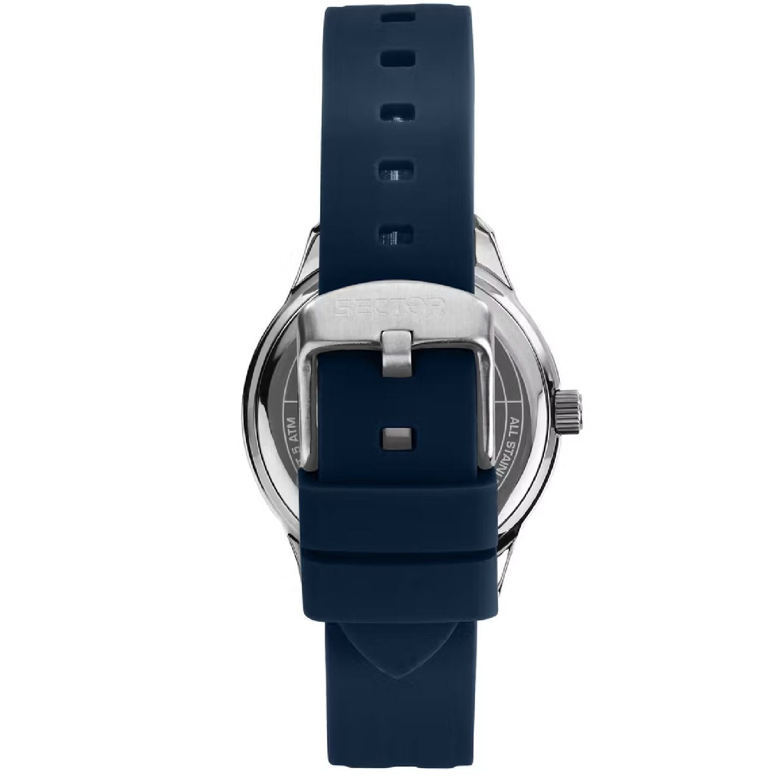 Orologio uomo Sector 270 in acciaio e plastica blu 37mm R3251578015-3