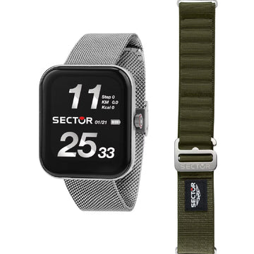 Smartwatch Sector S 03 pro-light unisex cassa 38,5 x 45,5mm e doppio cinturino R3253171502-1