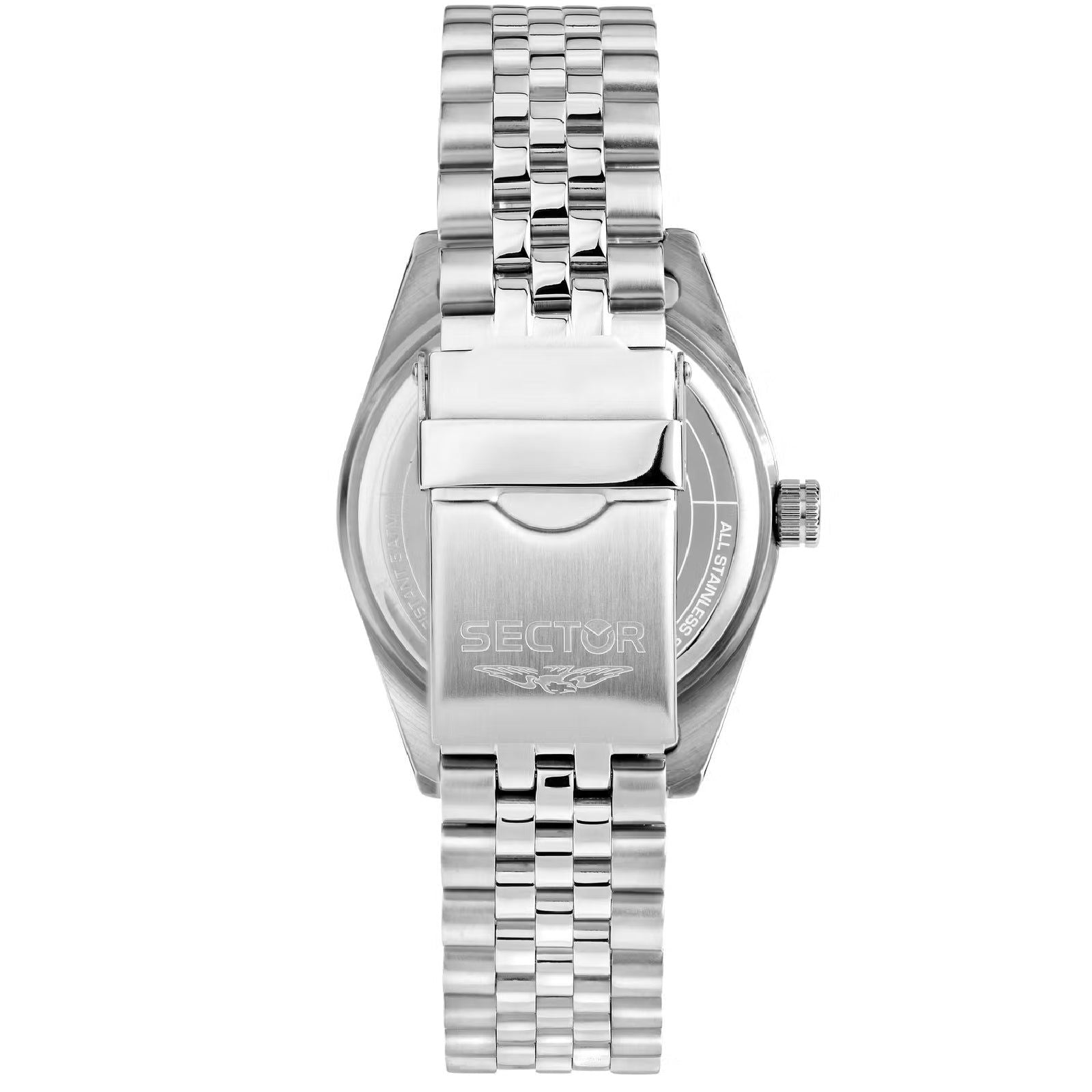 Orologio solo tempo uomo Sector 240 acciaio e blu maglie piccole 41 mm R3253240013-3