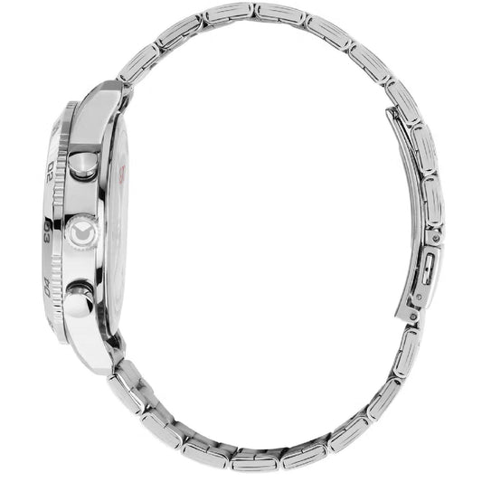 Orologio multifunzione uomo Sector 270 in acciaio quadrante nero 45mm R3253578032-2