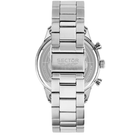 Orologio multifunzione uomo Sector 270 in acciaio quadrante blu 45mm R3253578033-3