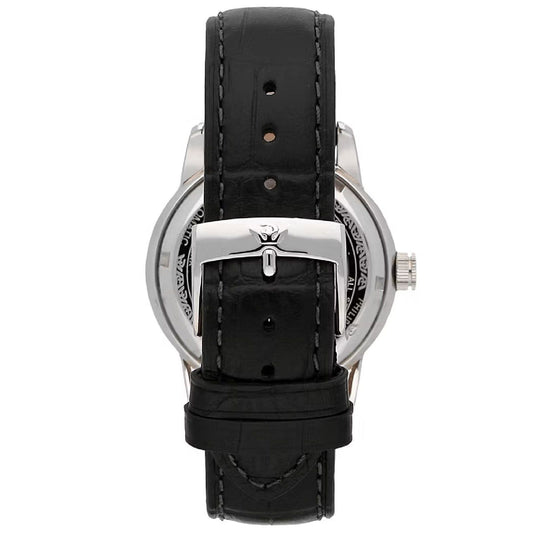 Orologio solo tempo uomo Philip Watch Anniversary in acciaio e pelle nera 40mm R8251150010-2