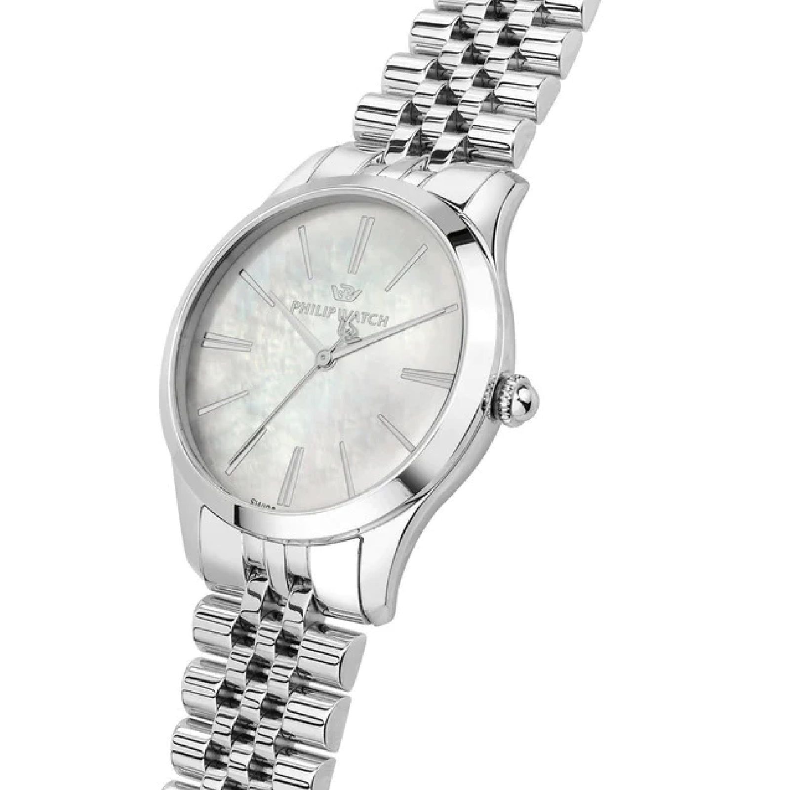 Orologio solo tempo donna Philip Watch Grace Classic in acciaio e madreperla 32mm R8253208521-4