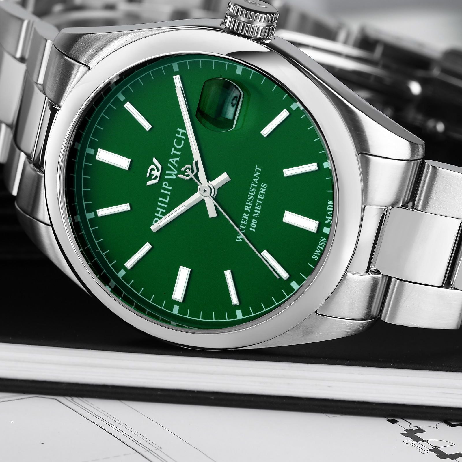 Orologio solo tempo Philip Watch Caribe Urban da uomo R8253597643-5