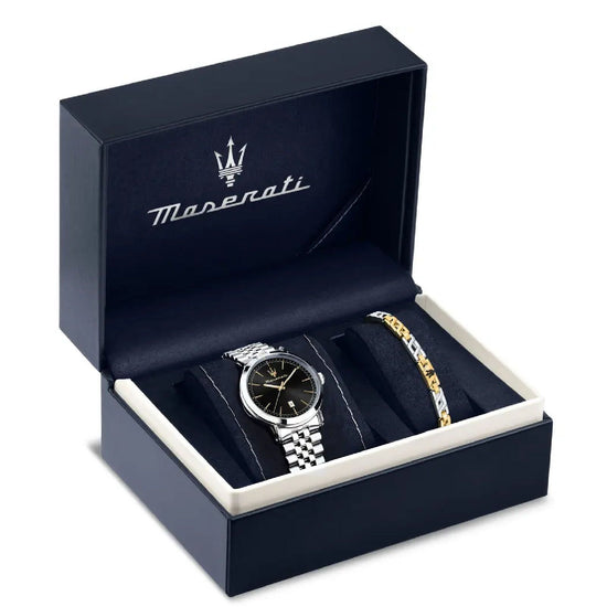 Cofanetto uomo orologio e bracciale Maserati Successo acciaio 42mm R8853118029-4