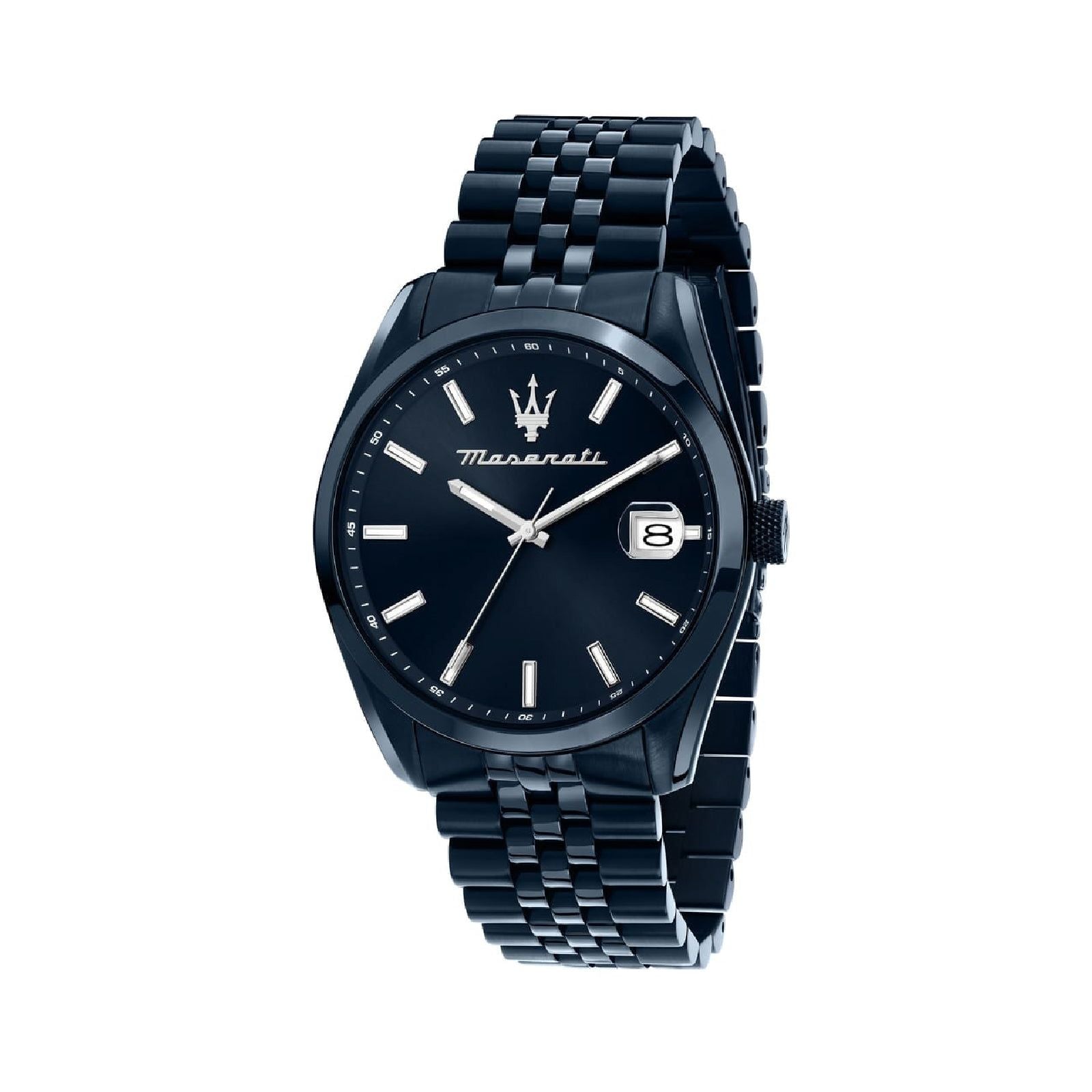 Orologio solo tempo Maserati Attrazione uomo cassa 43mm acciaio pvd blu R8853151016-1