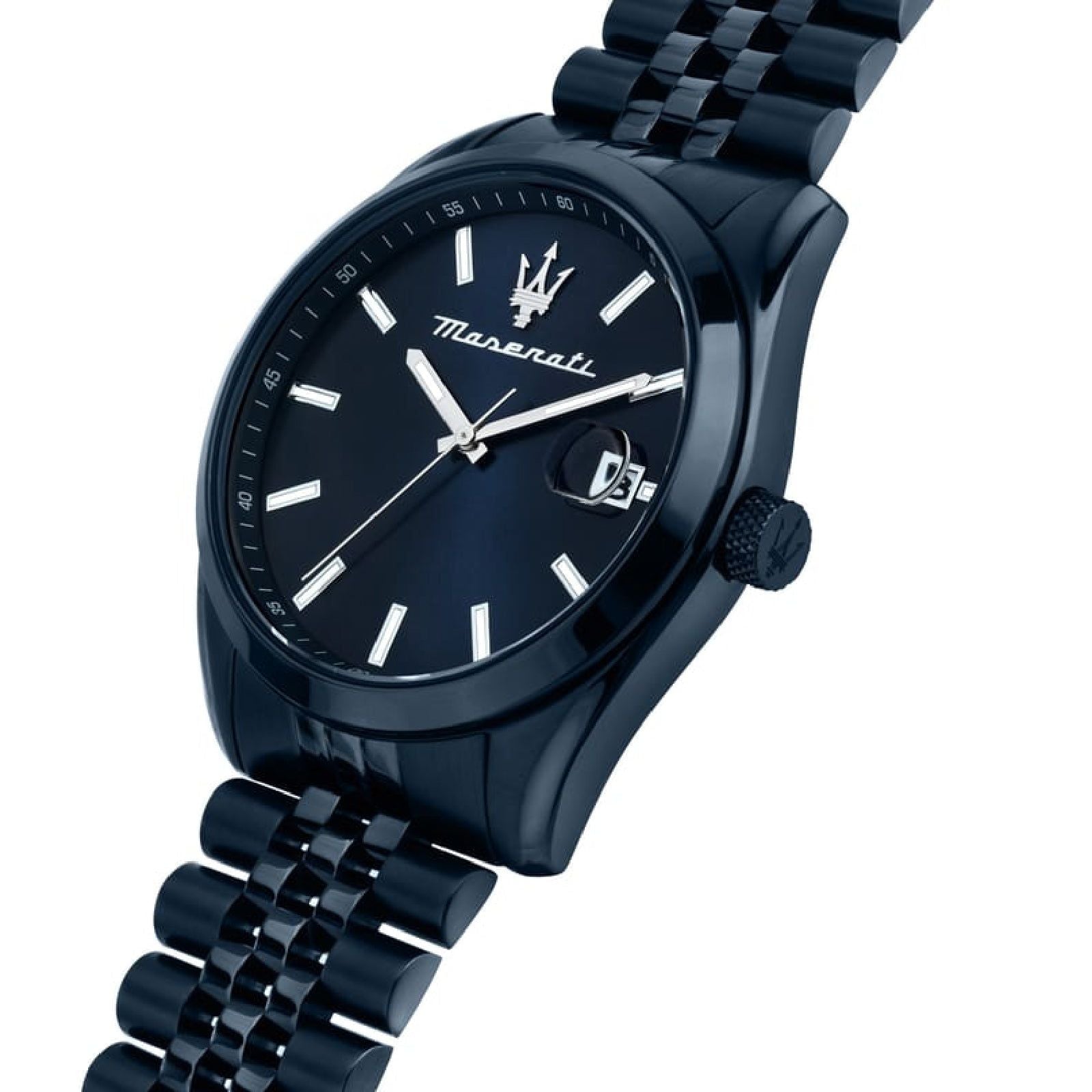 Orologio solo tempo Maserati Attrazione uomo cassa 43mm acciaio pvd blu R8853151016-4
