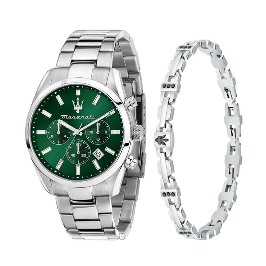 Cofanetto uomo orologio e bracciale Maserati Attrazione acciaio 43mm R8853151017-1