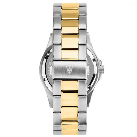 Cofanetto uomo orologio e bracciale Maserati Competizione acciaio pvd oro 43mm R8873600007-3