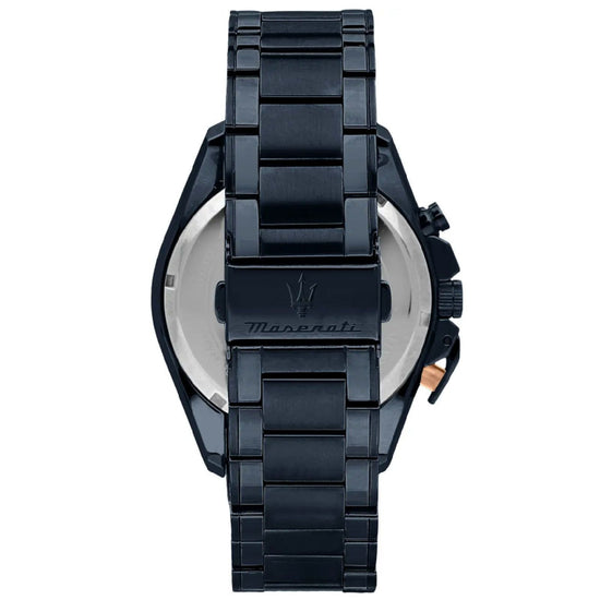 Orologio crono uomo Maserati Traguardo Blue Edition acciaio blu 45m R8873612054-3
