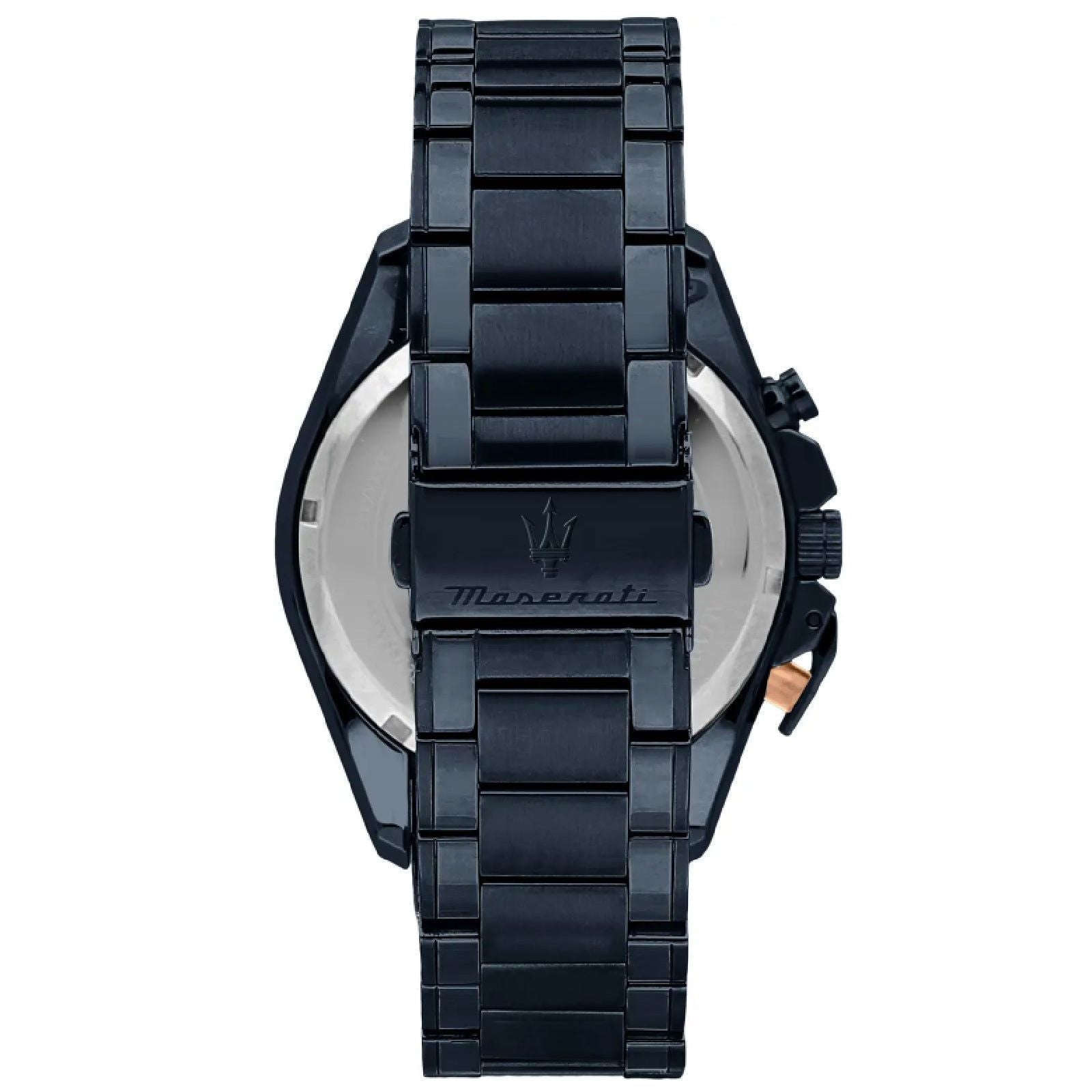 Orologio crono uomo Maserati Traguardo Blue Edition acciaio blu 45m R8873612054-3