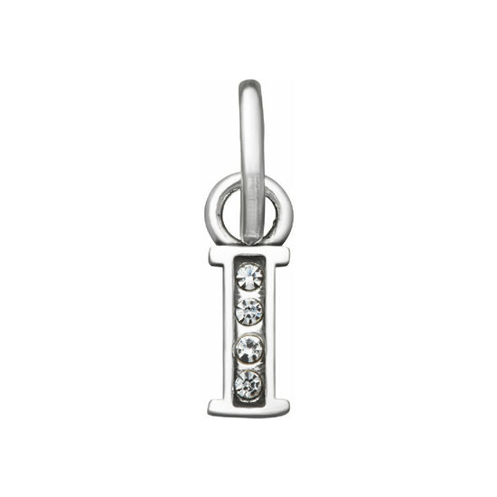 Charm Giovanni Raspini Mini argento con lettera I e zirconi MISURA UNICA