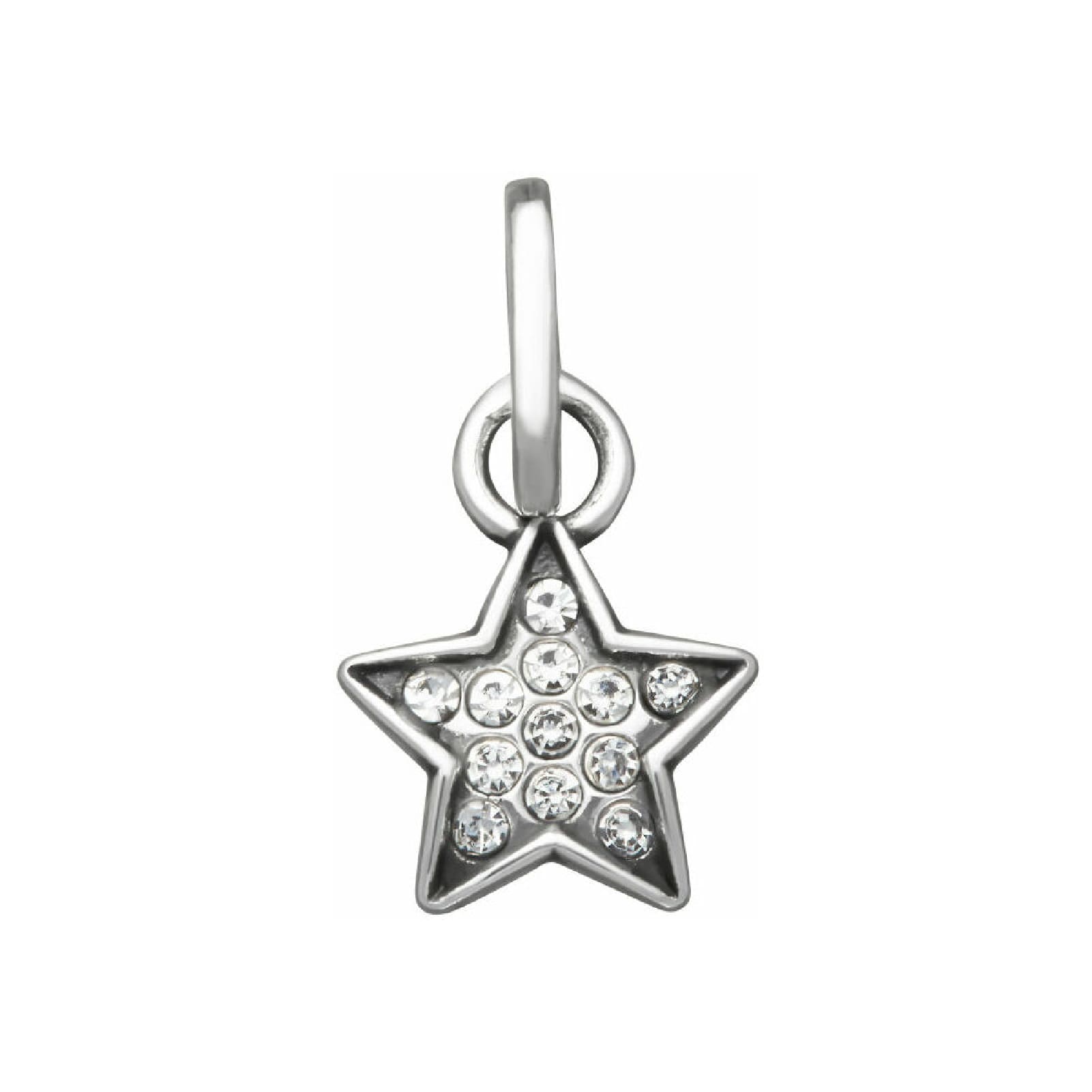 Charm Giovanni Raspini Mini in argento con stella e zirconi MISURA UNICA