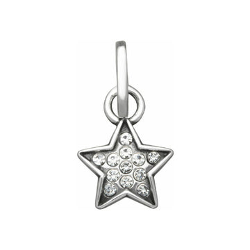 Charm Giovanni Raspini Mini in argento con stella e zirconi MISURA UNICA
