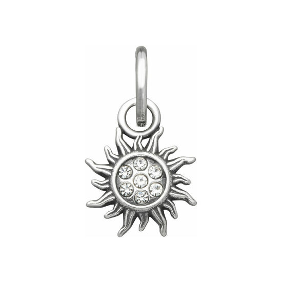 Charm Giovanni Raspini Mini argento con sole e zirconi MISURA UNICA