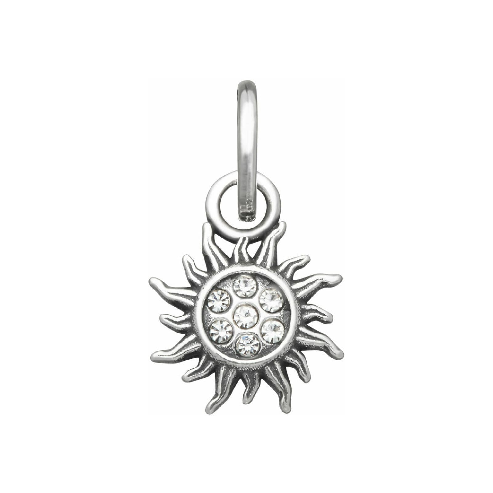 Charm Giovanni Raspini Mini argento con sole e zirconi MISURA UNICA