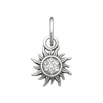 Charm Giovanni Raspini Mini argento con sole e zirconi MISURA UNICA