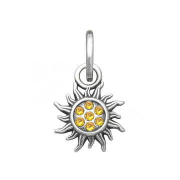 Charm Giovanni Raspini Mini argento con sole e zirconi gialli MISURA UNICA