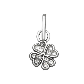 Charm Giovanni Raspini Mini in argento con quadrifoglio MISURA UNICA