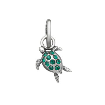 Charm Giovanni Raspini Mini in argento con tartaruga verde MISURA UNICA