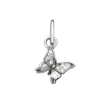 Charm Giovanni Raspini Mini in argento con farfalla e zirconi MISURA UNICA