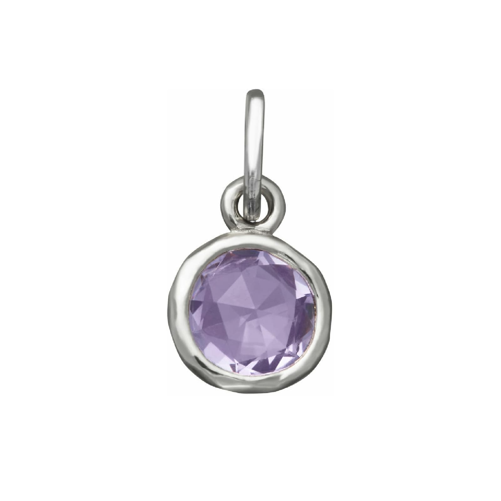 Charm Giovanni Raspini Mini in argento con zircone glicine MISURA UNICA