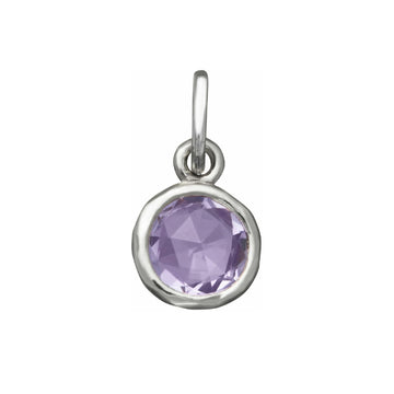 Charm Giovanni Raspini Mini in argento con zircone glicine MISURA UNICA