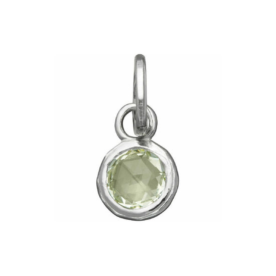 Charm Giovanni Raspini Mini in argento zircone verde piccolo MISURA UNICA
