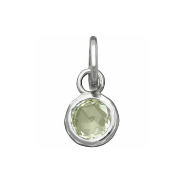 Charm Giovanni Raspini Mini in argento zircone verde piccolo MISURA UNICA