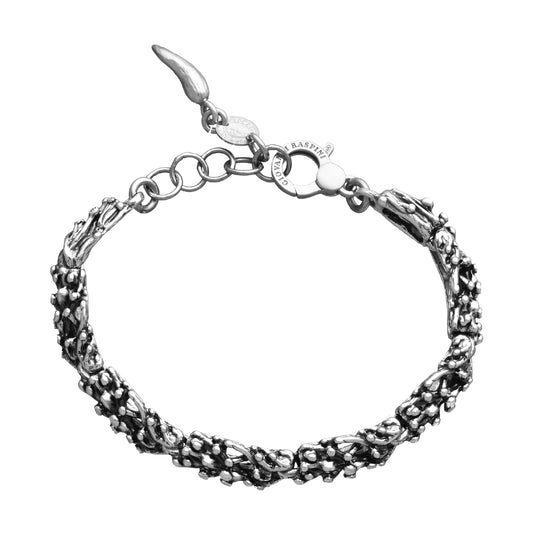 Bracciale da donna Giovanni Raspini in argento con coralli 20 cm