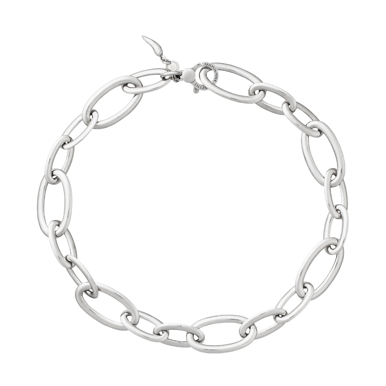 Collana donna Giovanni Raspini argento con maglie ovali
