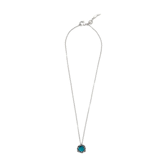 Collana Giovanni Raspini in argento con pendente blue ivy MISURA UNICA
