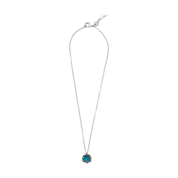 Collana Giovanni Raspini in argento con pendente blue ivy MISURA UNICA