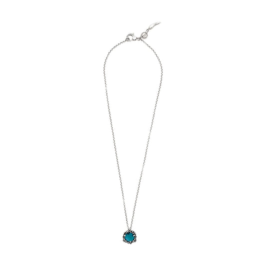 Collana Giovanni Raspini in argento con pendente blue ivy MISURA UNICA