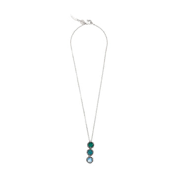 Collana Giovanni Raspini argento con pendente cascata blue ivy MISURA UNICA