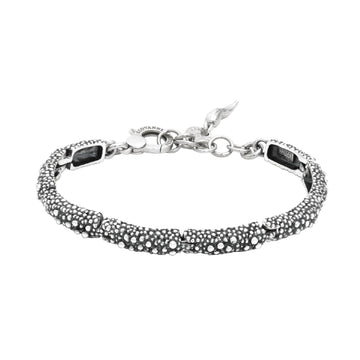 Bracciale Giovanni Raspini in argento petit perlage da donna 20 cm
